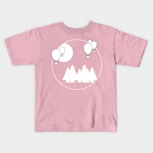 Hot Air Balloons Kids T-Shirt